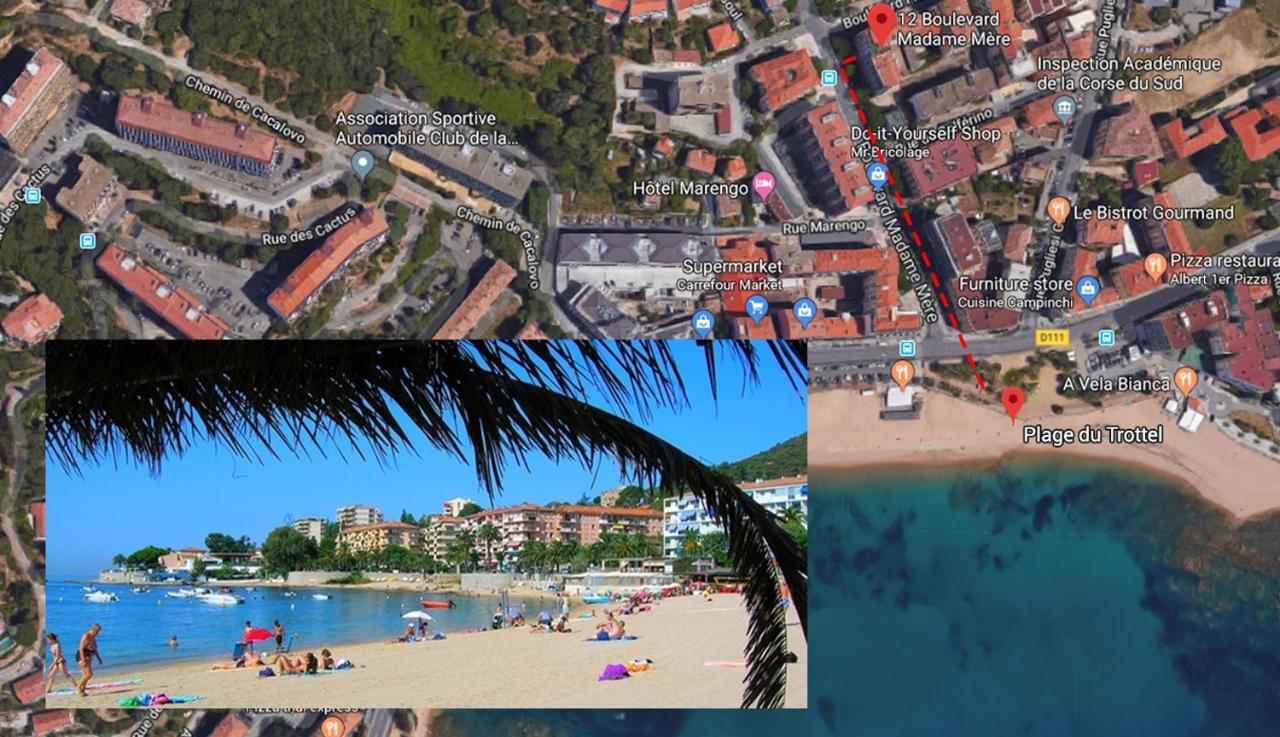 **** Mer Sea 1 A 8 Personnes 80M2 A 120M De La Mer **** Ajaccio  Exterior foto